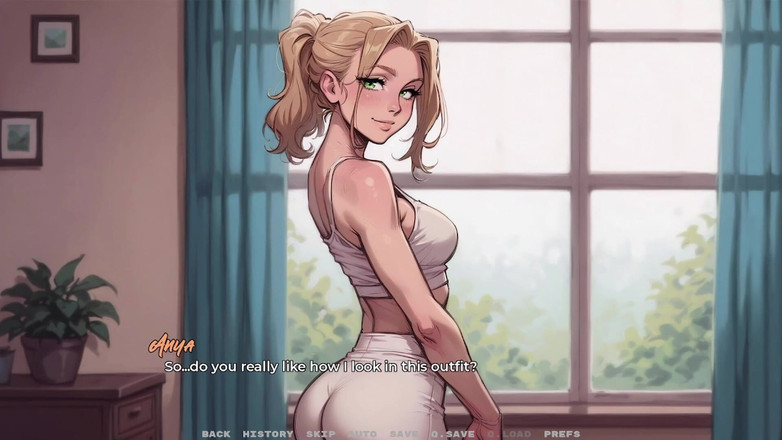 AVNTeller: La mia nuova ragazza # 2 - La sorellastra testa rossa mostra il...