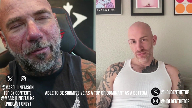 Raw and Uncensored with Masculine Jason: Porn Star Confessions - Holden the Top (episode 210)
