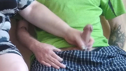 Zona901: Fingering my cock making me cum #2
