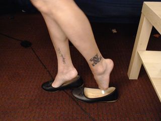 TLC 1992: Dirty Ballet Flats Calves Feet Share