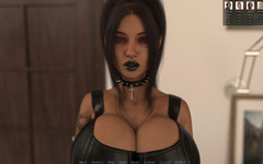Naughty gameplays: Blacked House # 08 - Busty Goth Dziwka sprawia, że jest bardzo napalony z...