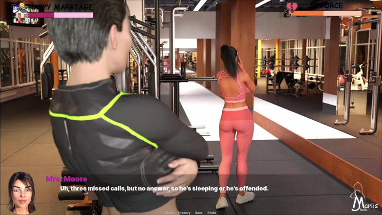Trans Maaya: Mrs.Moore bedriegt haar man, hard geneukt door gymtrainer