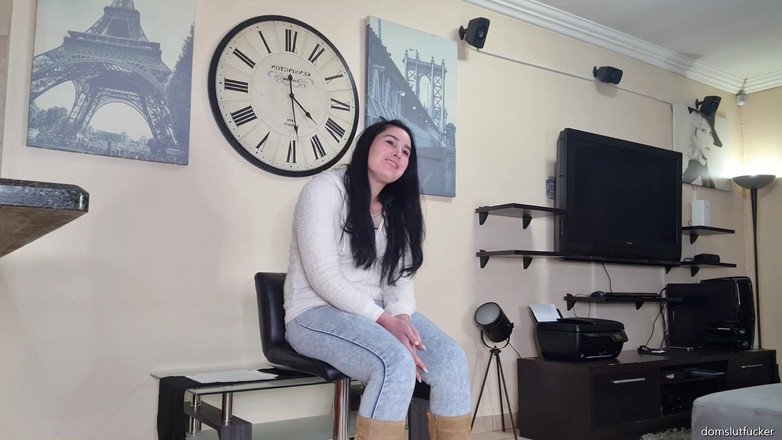 Domslutfucker: Casting Girl Gets Interviewed for Piss Scene, Mouth Piss Blowjob