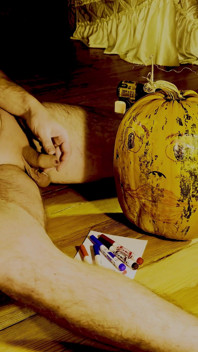 Rough Fucking in the Mouth of a Scary Pumpkin!