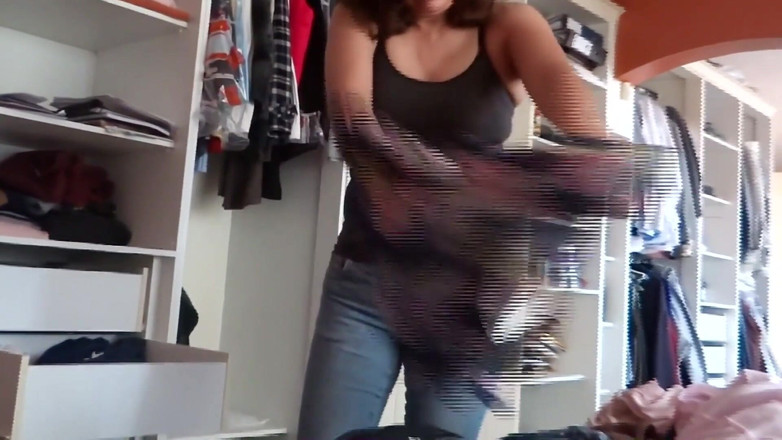 Ardientes69: My Stepmother Tries on Jeans While I Masturbate, Admiring Her...