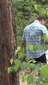 Sexo increíble en el bosque