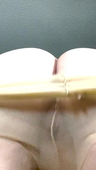Stinky Whore Boss Shows off Her Curves in Nylons Fucking in Your Office