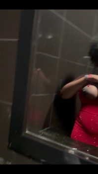 Prego Belly and Titties in the Bathroom