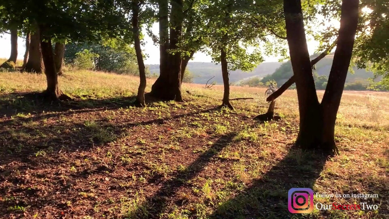 Our Secrets: Cum in her panties while hiking in the woods - very...