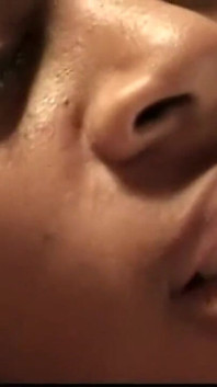 Two Young Black Lesbians with Nice Tits Lick Each Other's Pussy and Enjoy