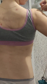 Strong Arms and Back Flexing 