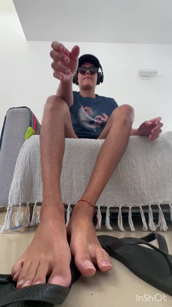 Boy feet: 03 My Boy Feet Watching X Man 97