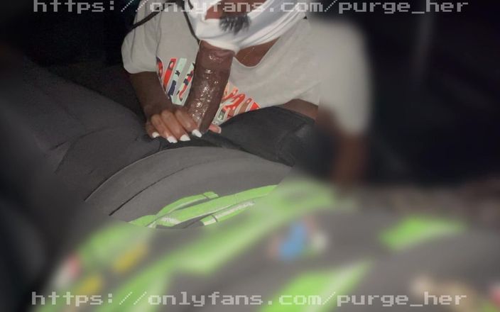 Purge_her: Mad at Her Boyfriend so She Sucked My Dick