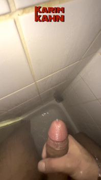 Huge Cumshot in the Shower This Morning!