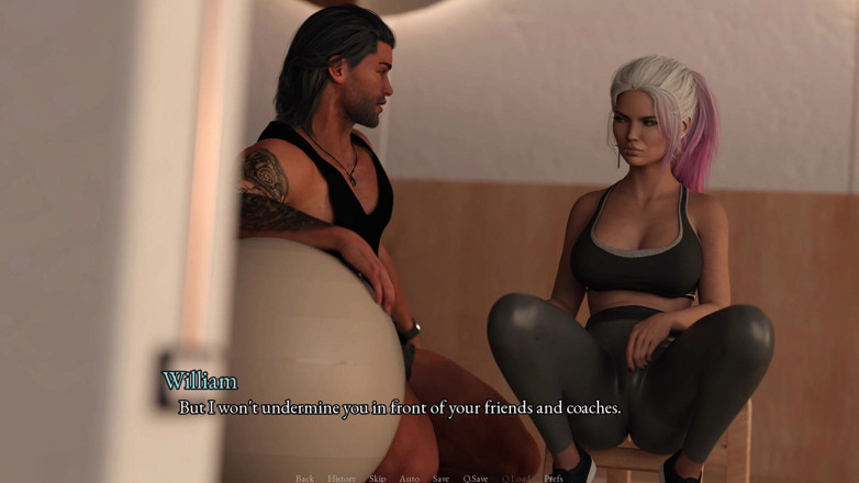 3D Cartoon Porn: Gdzie wszystko się zaczęło 19: William-Kattie Gym Pound