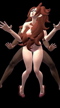Android 21 se snaží o pozici zezadu, aby se cítila lidštější
