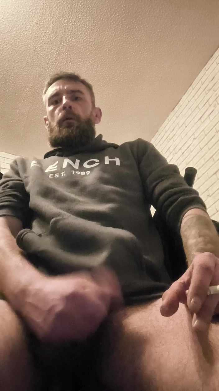 Smoking stoker: Fumar fetiche la masturbación