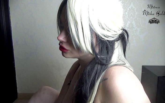 Goddess Misha Goldy: 한 달 동안 에지 게임! 3일차! 메트로놈과 JOI!