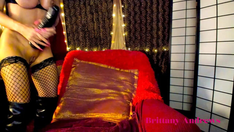 Brittany Andrews: Brittany Andrews Confident Strap-on Solo Bedroom Heat!