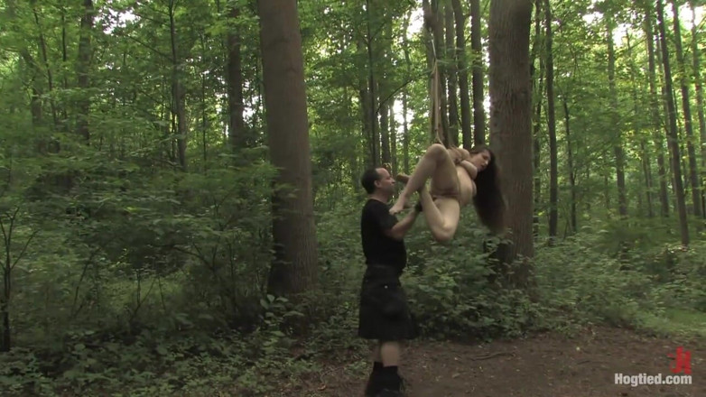 Hogtied by Kink: Sweltering Hot Bondage. Stepsister Dee at Leather Retreat