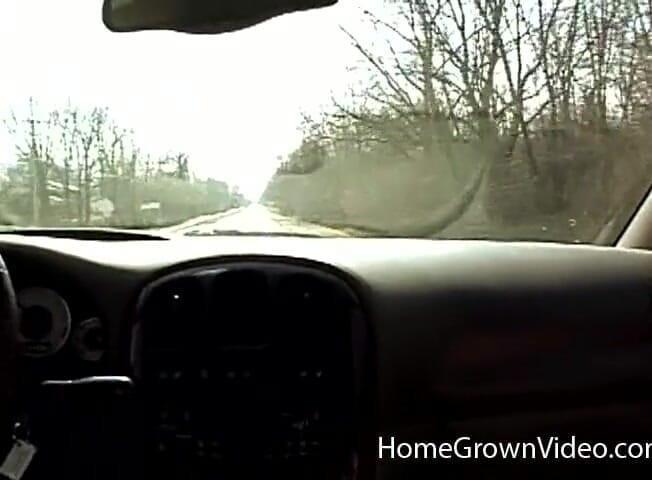 Homegrown GFs: Road trip and a handjob