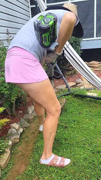 Gaping Wet Yardwork Cunt