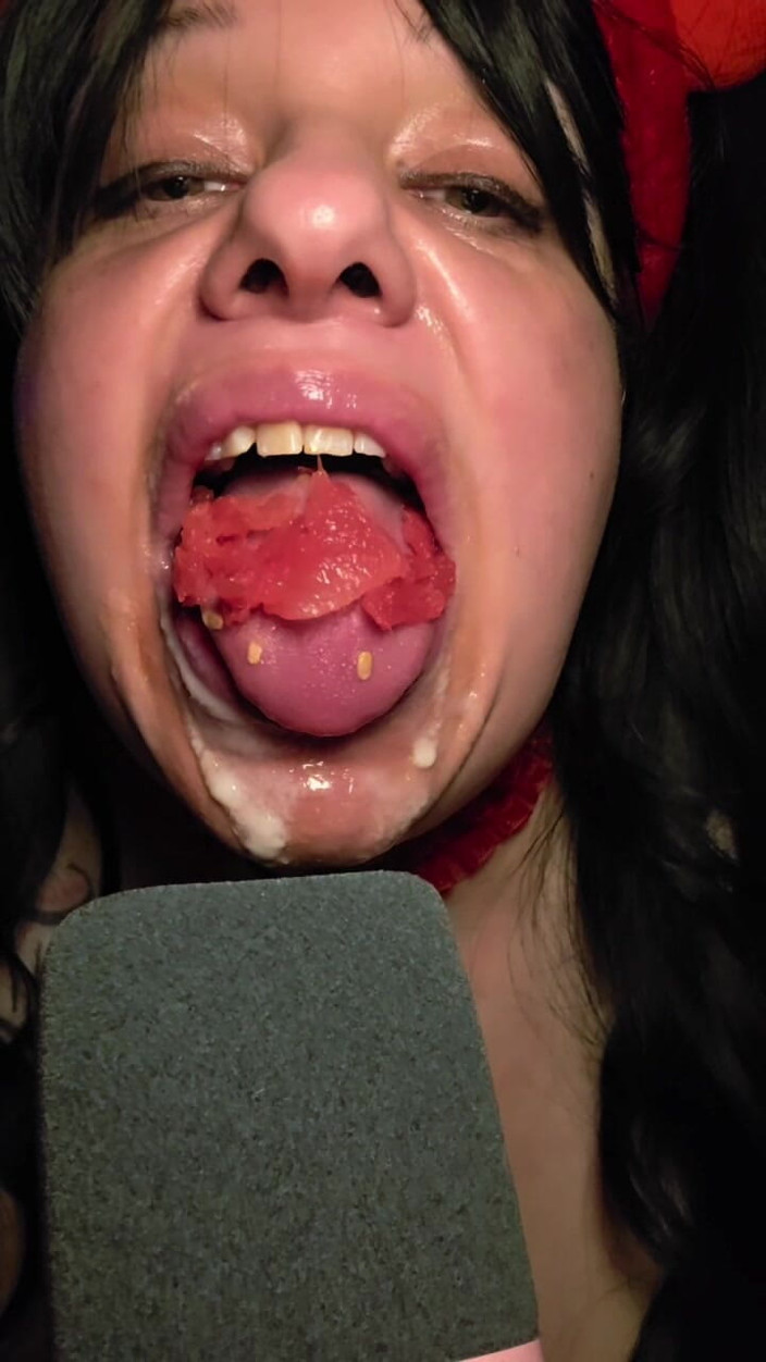 LustyPeachesofSin: Kırmızı ateşli karpuz asmr