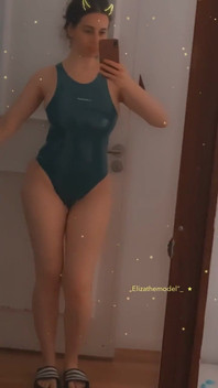 My New Wet Look Swimsuit