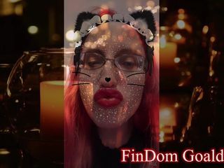 FinDom Goaldigger: Transformación de princesa travesti del gato