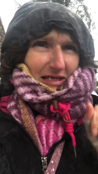 Flashing My Tit with Rock Hard Nip in Fucking Filthy Weather