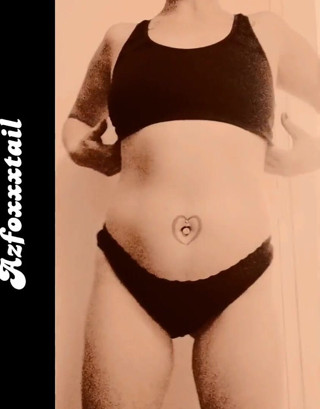 AzFoxxxTailPhelicia: strip 1 - Blackpanties