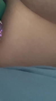 Butt Plug, Stockings, and Thrusting Dildo