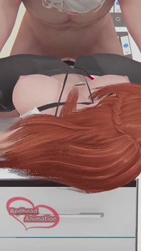 Roodharige lerares heeft een lul in haar grote ronde kont geramd - 3D-porno
