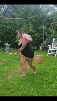 Me Just Being an Idiot Again!! Flying My Broom