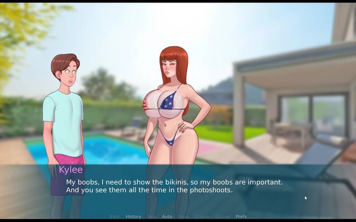 Cumming Gaming: Sexnote-すべてのセックスシーンタブー変態ゲームPornplay Ep.12彼女の義理の妹の愛のお尻オイルマッサージ