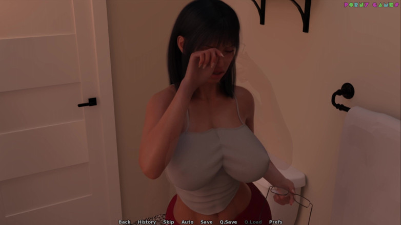 Porny Games: 쓰리섬을 원하는 내 여친! 의붓아들에게 따먹히는 핫한 변태 십대 여친
