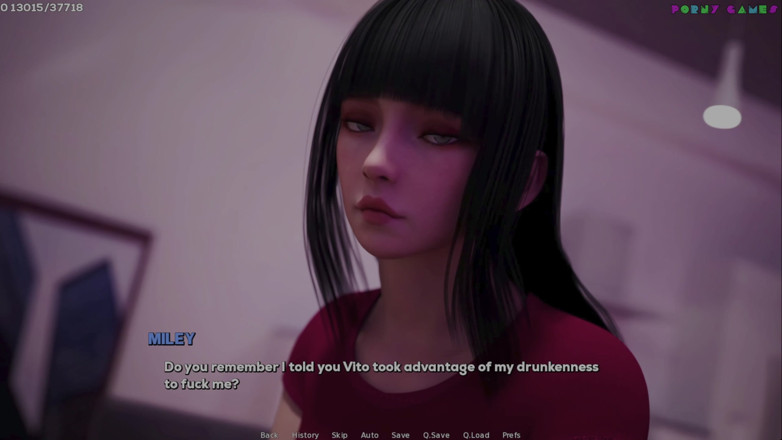 Porny Games: Тіні бажання від Шамандев - хлопець з мікро-членом зраджує своїй дівчині з великим чорним членом 60