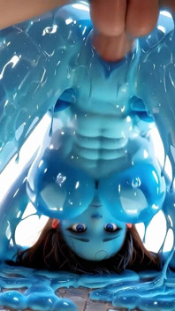 Gleara Beralih Mendahului Saya Semasa Saya Mengesan Bentuknya Dari Belakang, Setiap Lengkung Berganti Seperti Air Hangat, Mengalir - Ai Dihasilkan