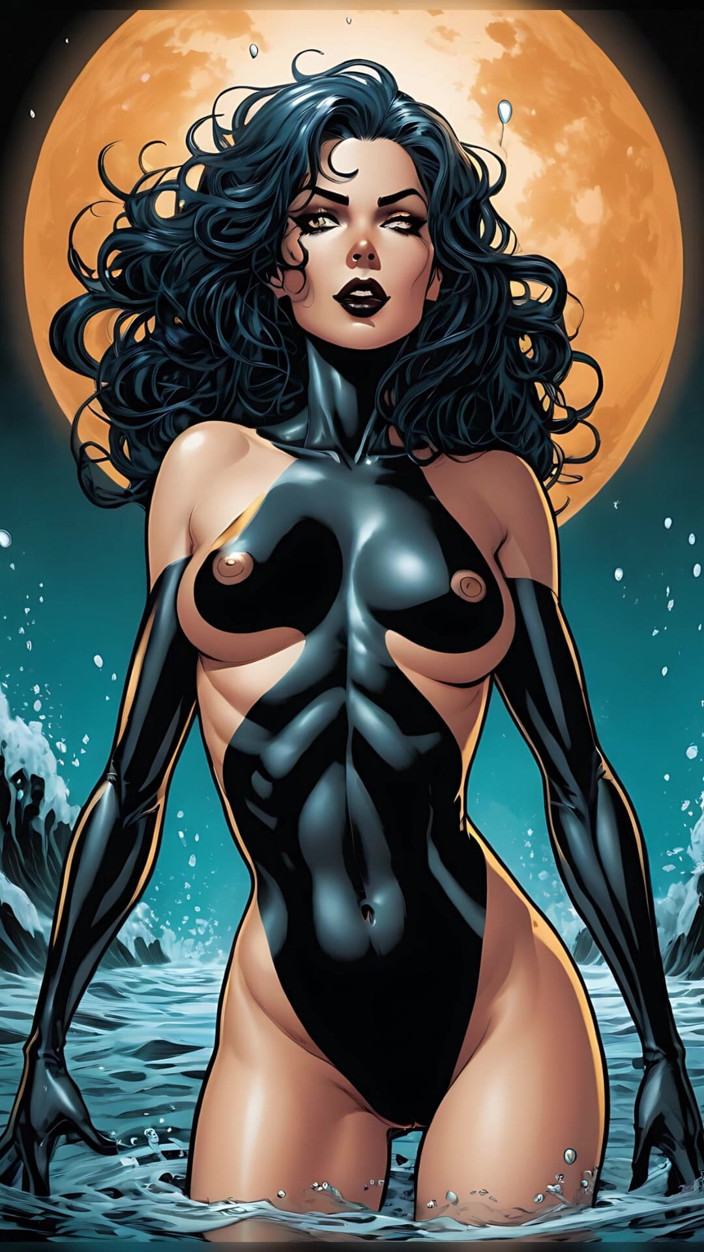 LustRender: Nue, marée vide, eau noire