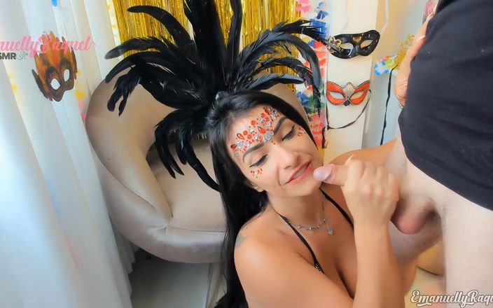 Emanuelly Raquel: Sexig stor röv Latina knullar i bästa brasilianska Carnaval Party