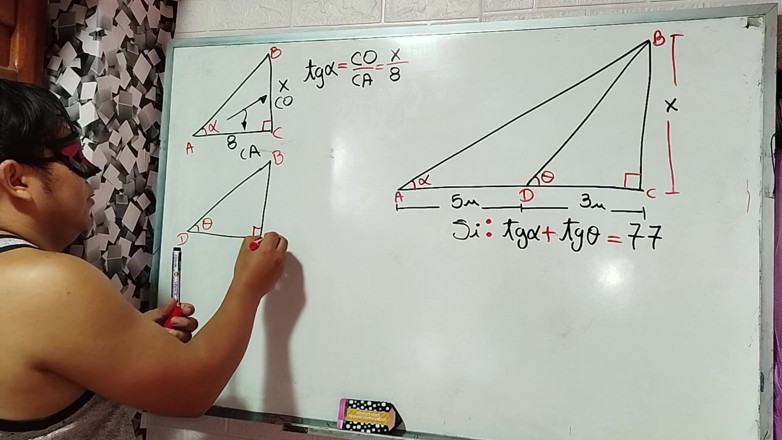 Rosaroja: 27 Trigonometry Calculate the Height and Area of the Triangle -...