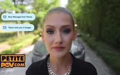 Pov - pov seks in de buitenlucht met je prachtige blonde rivaal Tiffany Tatum