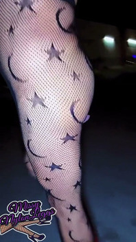 Missynylonleggs - Naughty Sissy Tgirl Teasing in Fishnets / High Heels / No Panties