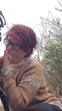 Follada espontánea en la nieve