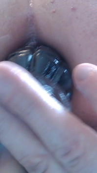 Tapón anal de 3 cm y esparcidor con eyaculación