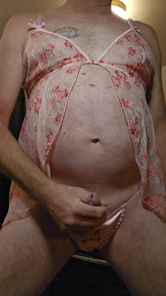 Fantasies in Lingerie: 내 핑크색 새틴 팬티를 입고 재미