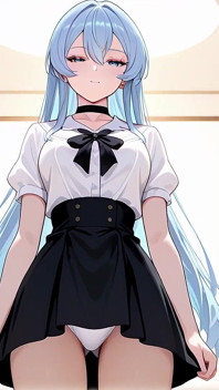 Esdeath naya seksi adhovastr kharidne aaee aur gulaabi dildo ke saath kuchh masti ki. Esdeath hentaee kosple