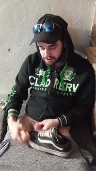 Bir Vans Spor Ayakkabısına Boşaldığım Boşalma
