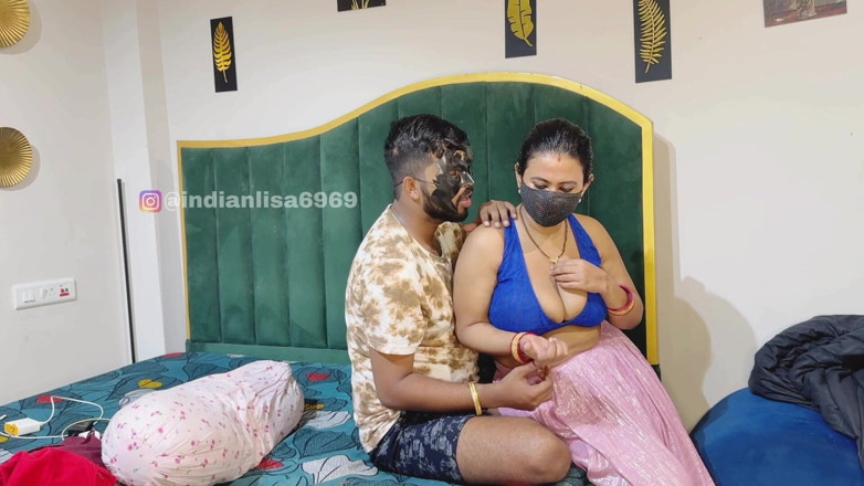 IndianMyra07: Step Son Caught Step Mom Fucking with Plumber, Part 1.
