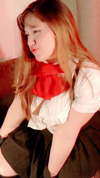 Your Girlfriend Dances and Seduces You in That Anime-style Schoolgirl Uniform
